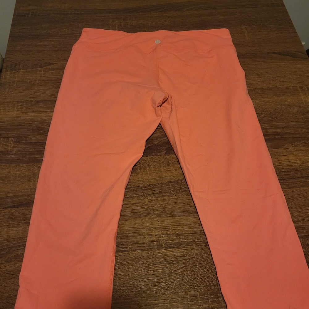 Lululemon Athletica Coral Leggings